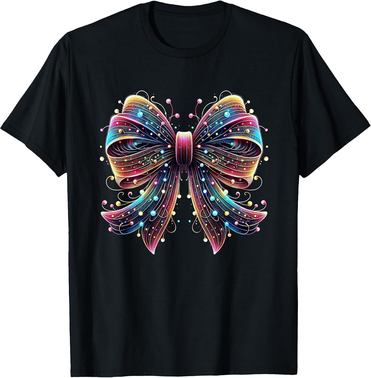 Retro Christmas Coquette Bow Xmas Womens Girls