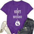 Pregnancy Announcement Shirts for Women Baby Reveal Mom‑to‑Be Tee