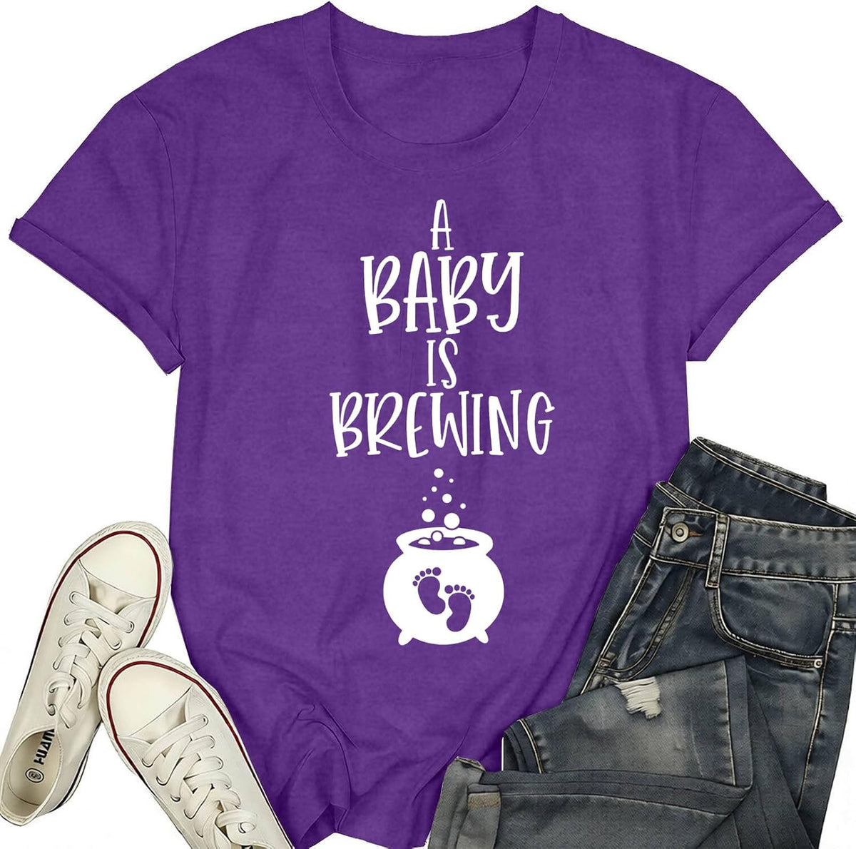 Pregnancy Announcement Shirts for Women Baby Reveal Mom‑to‑Be Tee