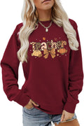 Fall Teacher Sweatshirt Women Cute Pumpkin Graphic Autumn Pullover Tops