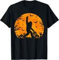 Spooky Halloween Bigfoot Pumpkin Funny Halloween Sasquatch T-Shirt