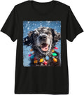 Merry Christmas Dog Xmas Premium Tri-Blend T-Shirt