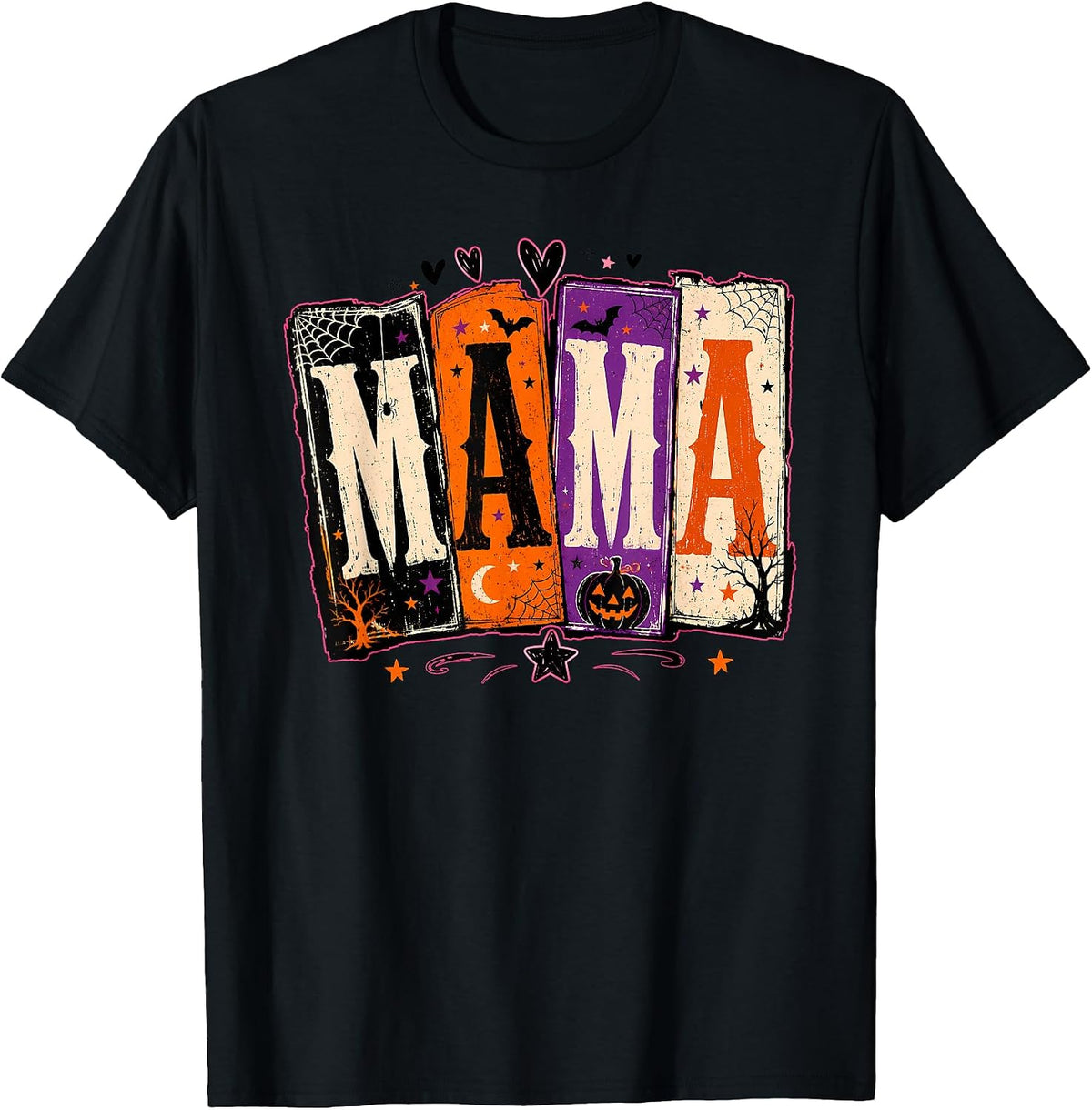 Mama Halloween Sweater, Pumpkin Ghost Spooky Mama Mom Women T-Shirt