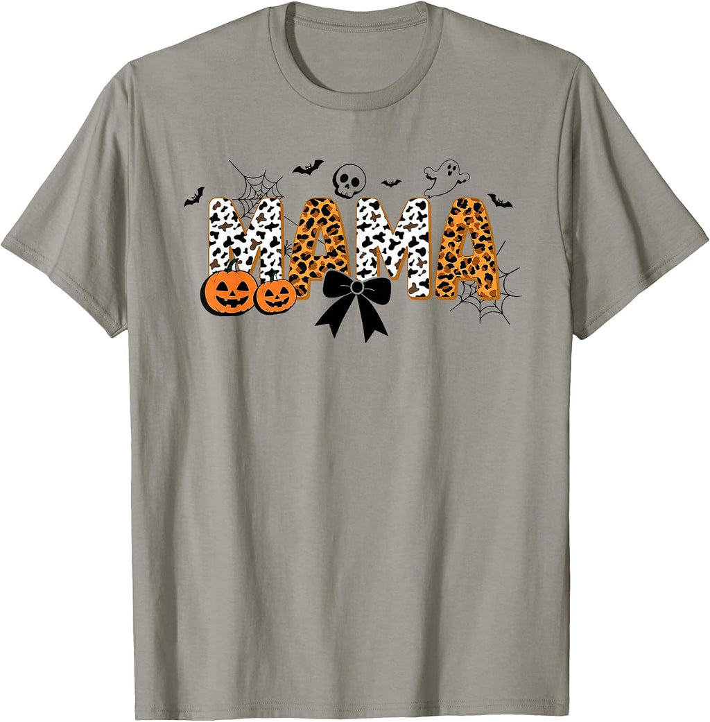 Funny Mama Happy Halloween Day Family Matching T-Shirt