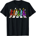 Cute Halloween Crayons Teacher Spooky Teacher Tee T-Shirt