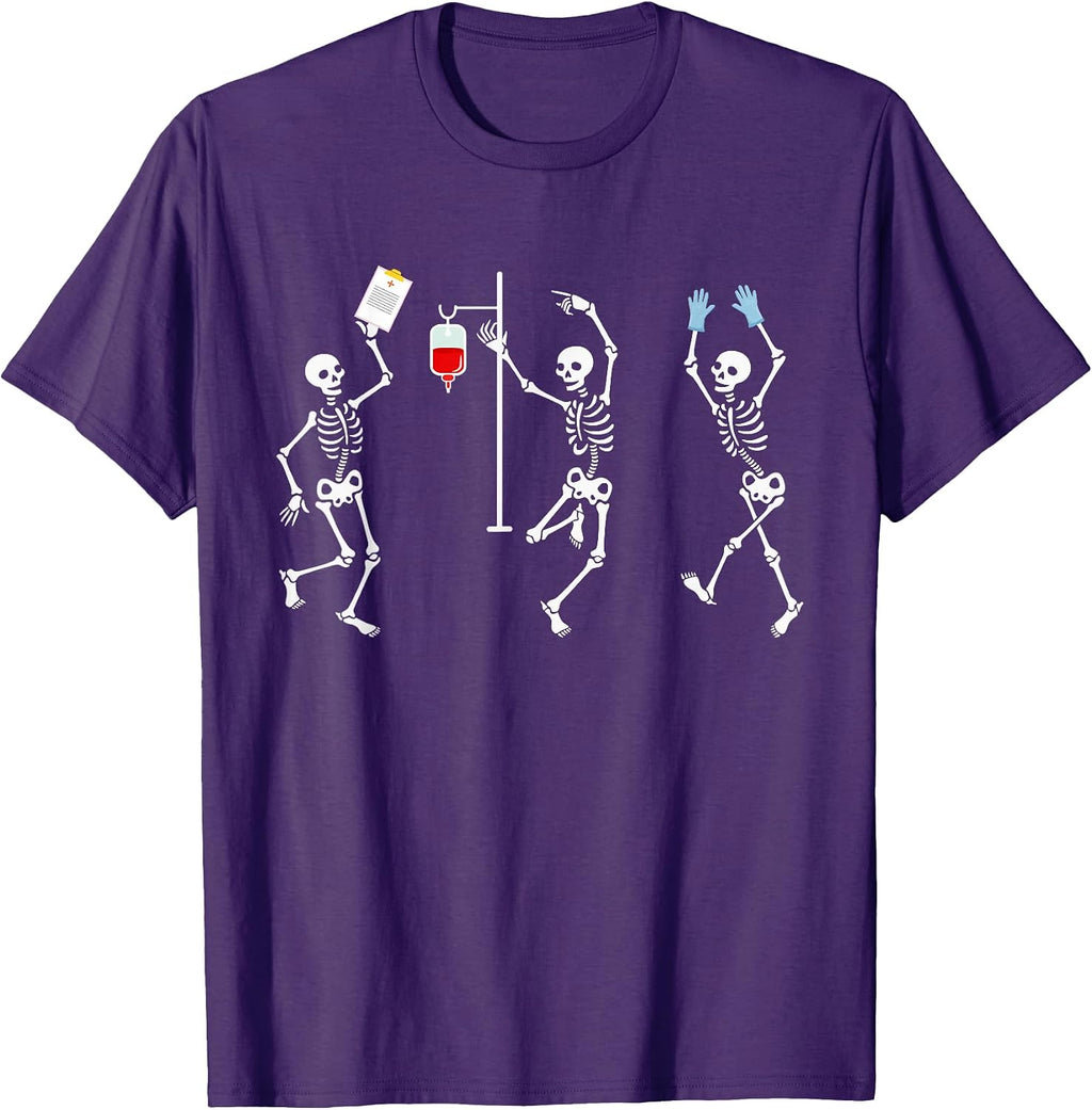 Halloween Healthcare Nurse Team Apparels Tee