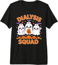 Halloween Dialysis Squad Kawaii Ghost Dialysis Nurse Premium Tri-Blend T-Shirt