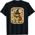 Cool Frog Halloween Funny Spooky Trick or Treat Retro T-Shirt