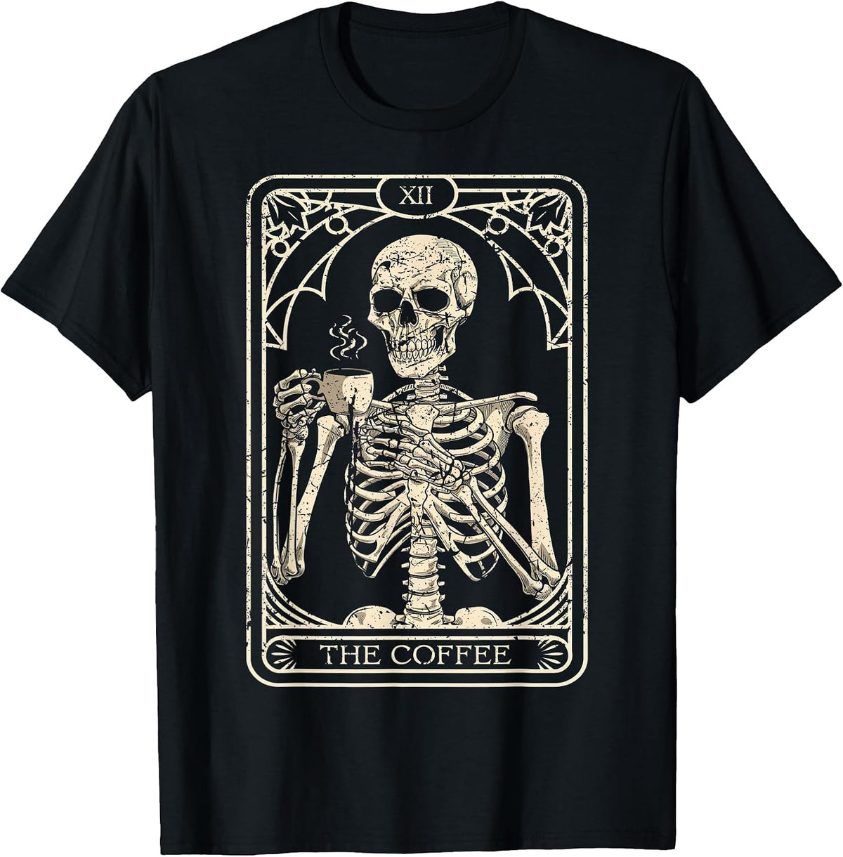 Skeleton Coffee Meme T-Shirt