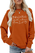 Fall Vibes Sweatshirt for Women Cute Autumn Lover Graphic Pullover Tops