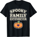 Matching Family Halloween Squad Pumpkin Heart Reunion Design T-Shirt