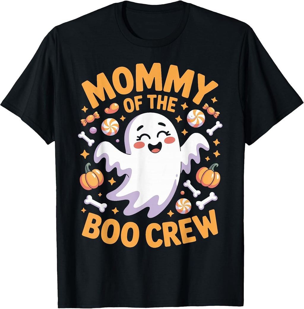 Mommy of The Boo Crew Family Matching Look Mom T-Shirt