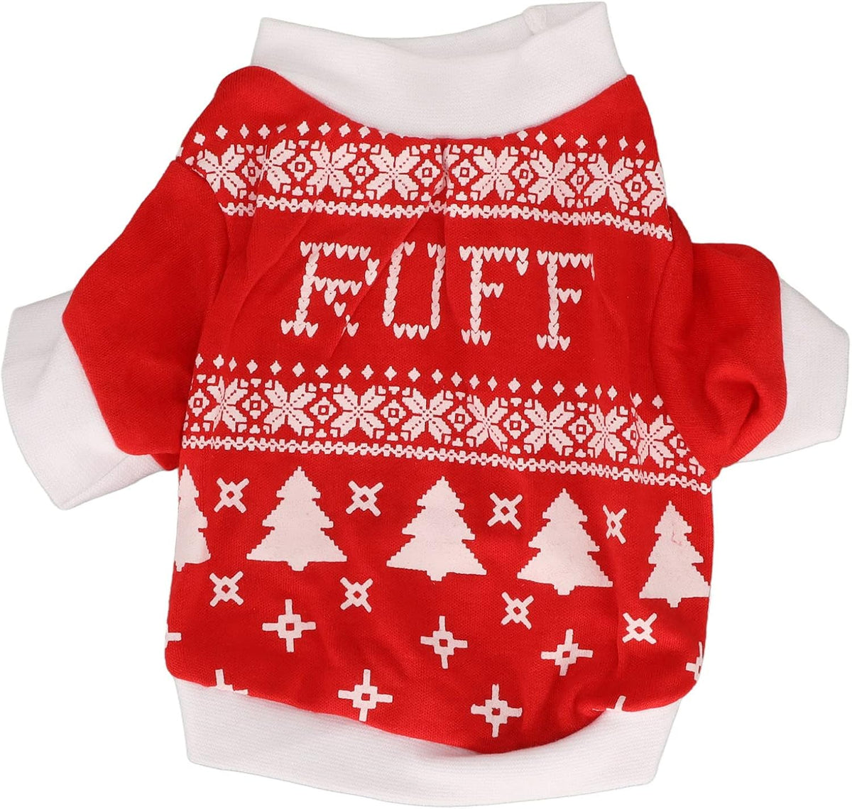 Dog Christmas Shirt Soft Breathable Christmas Tree Printing Vest for Parties Polyester 1x (S)