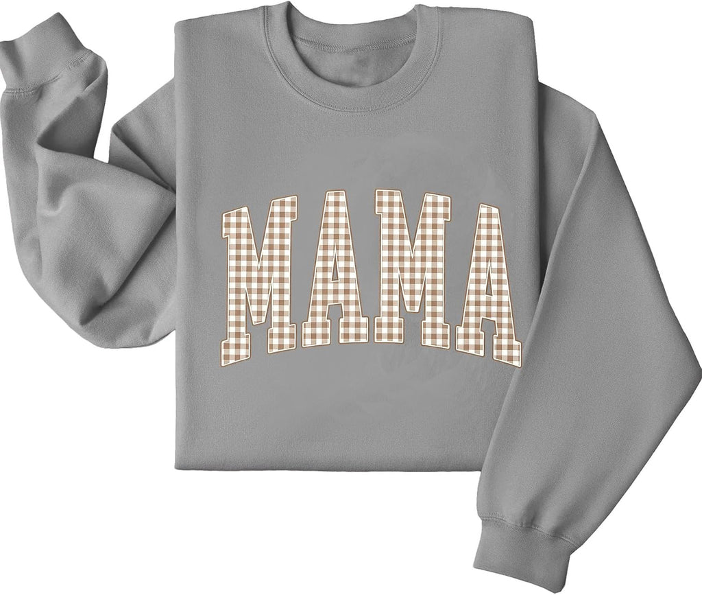 Mama Sweatshirt for Women, Custom Mom Gifts from Grandkids,Mother Birthday, Christmas 2027