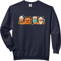 Halloween Pumpkin Spice Coffee Lovers Fall Pumpkin Season Comfort Colors Adult Sweatshirt
