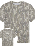 Psalm 23 Verse Front and Back Cross Camo Graphic Tee