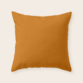 Retro Orange Solid Color Throw Pillow Gallery Image 6