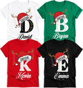 Personalized Christmas 2026 Shirt, Custom Initial Shirt, Monogram Christmas Shirt, Family Matching Christmas Shirt, Custom Name Gift