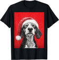 Christmas Santa Claus Dog Beagle T-Shirt