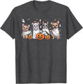 Dogs Ghosts Cute Dogs Dressed As Ghost Funny Halloween Dog T-Shirt