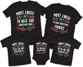 +60 Quote Personalized Christmas Family Matching Shirts | 2026 Most Likely to Shirts for Christmas Reunion | T Shirt for Family, Couples and Friends | Holiday Matching Tee