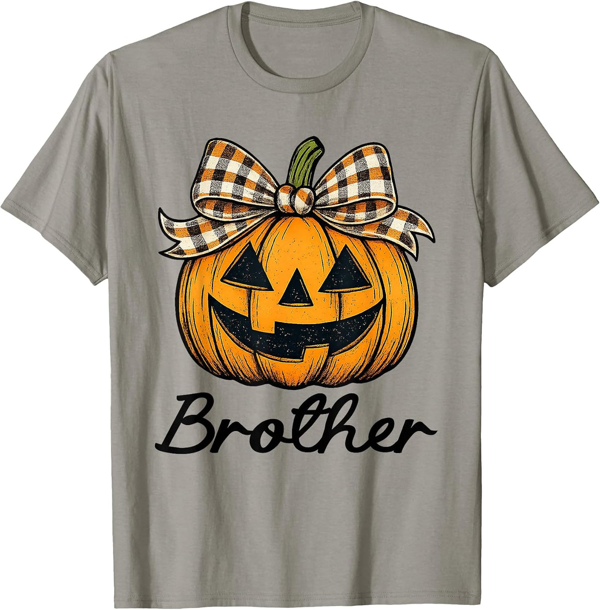 Pumpkin Brother Halloween Family Matching T-Shirt