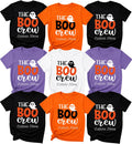 Custom Boo Crew Tshirt Group Halloween Shirts for Family Friends with Name