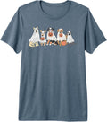 Dog Halloween Costume Ghost Dogs Women's Graphic Premium Tri-blend T-Shirt