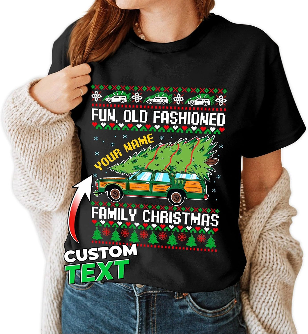Christmas Quotes Shirt - Family Matching X-mas Sweatshirt - Gifts for Christmas