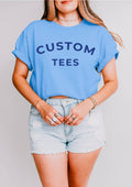 Custom T Shirts, Unisex, Midweight, with Your Text or Logo