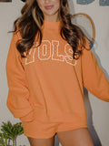 Tennessee Vols Polka Dot Puff Wknd Mock Neck Sweatshirt