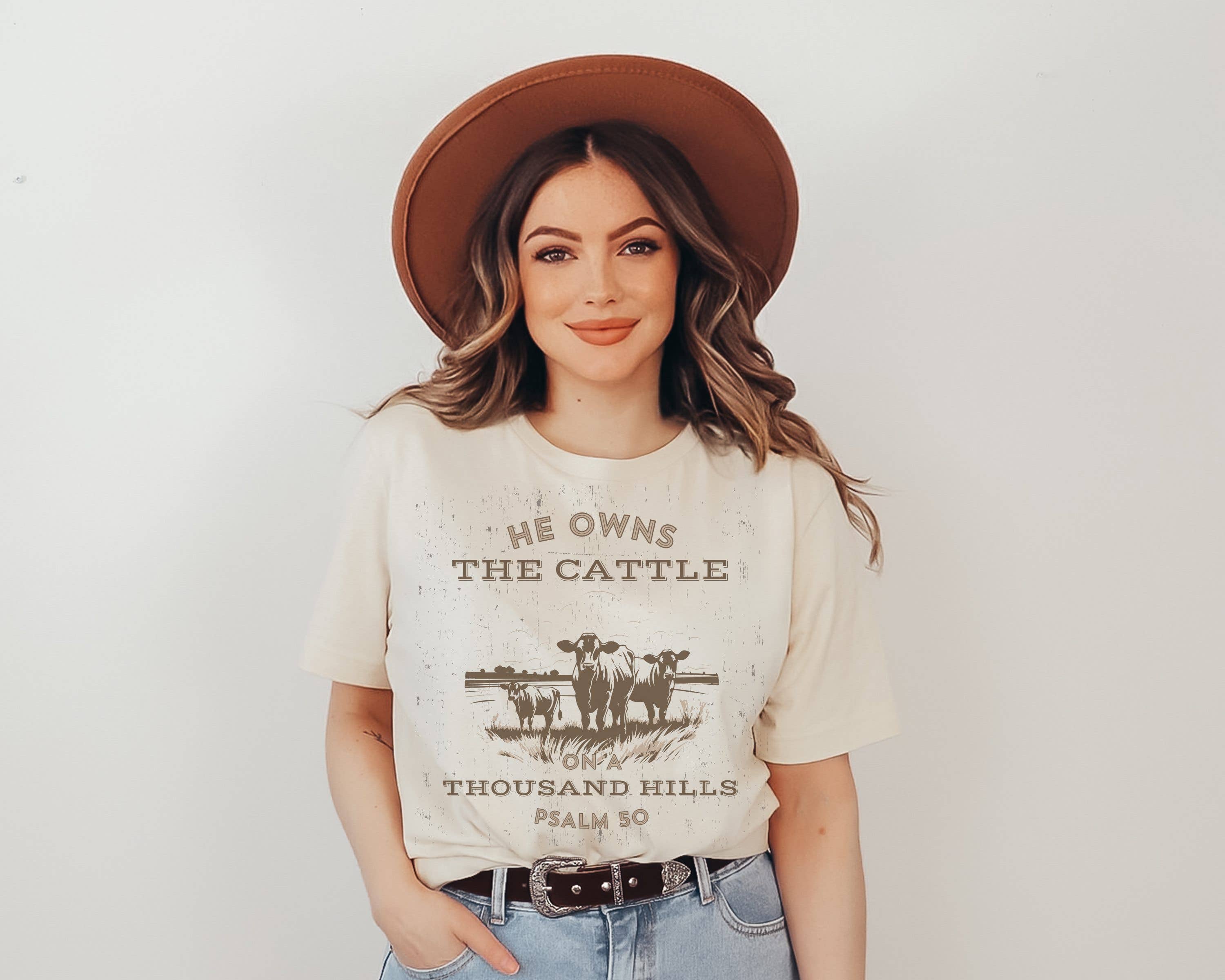 He Owns the Cattle Herd Graphic Tee | Western Shirt