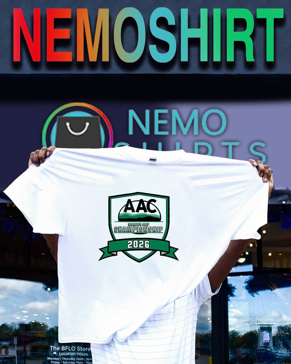 AAC women’s golf championship 2026 shirt
