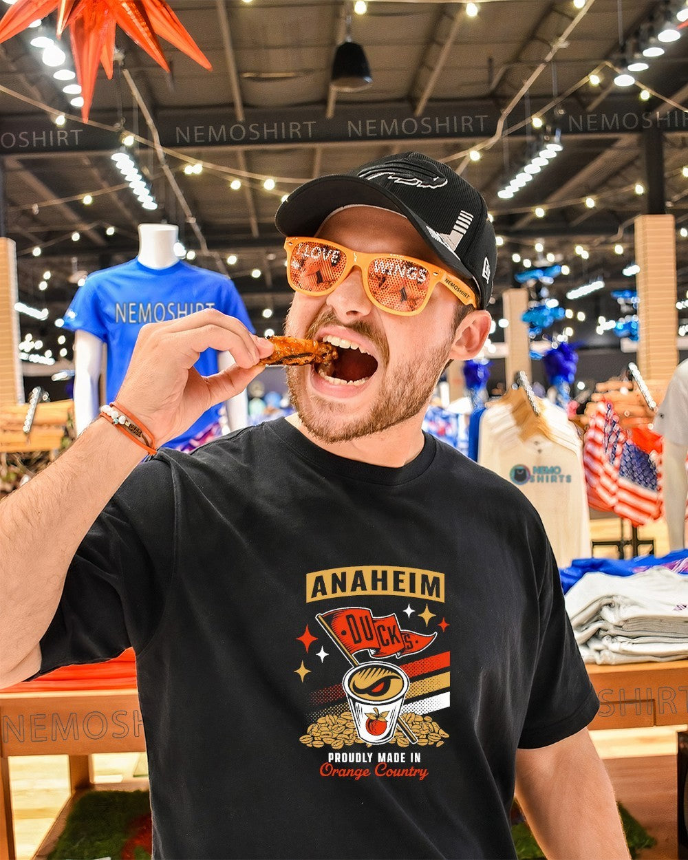 Anaheim Ducks coffee proudly made in Orange countyy shirt
