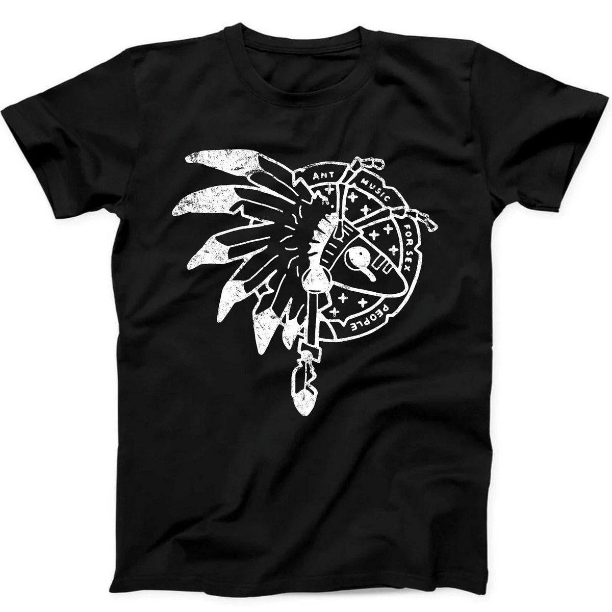 Adam Ant Music For Sex People Pop Funny Gift Tee Black T Shirt 136 Unisex