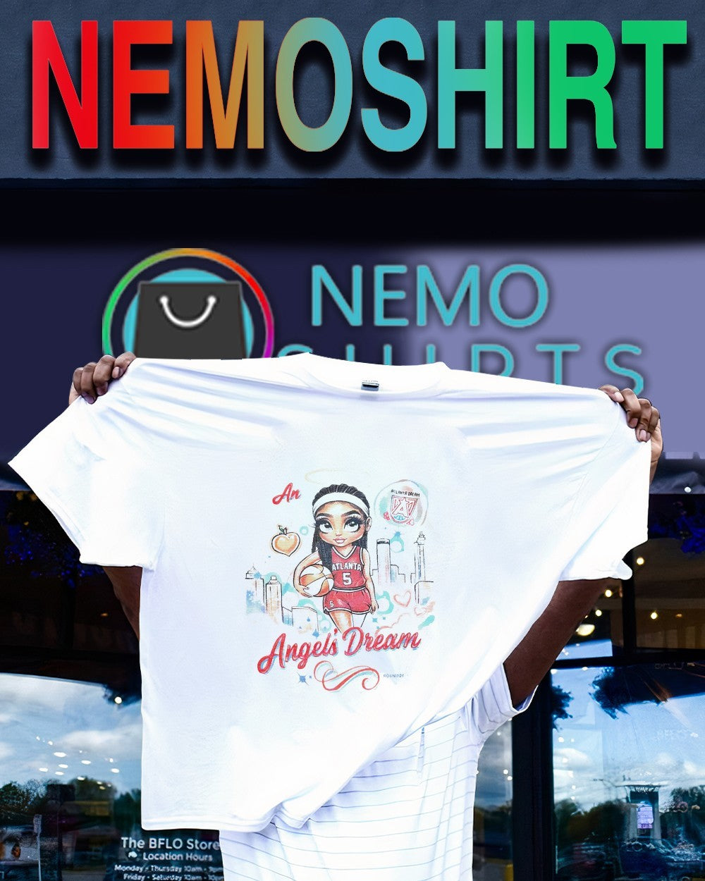 An Angels’ Dream Angel Reese Atlanta Dream shirt