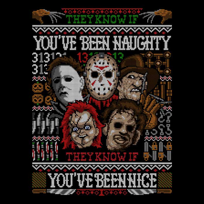 An Ugly Slasher Sweater - Long Sleeve