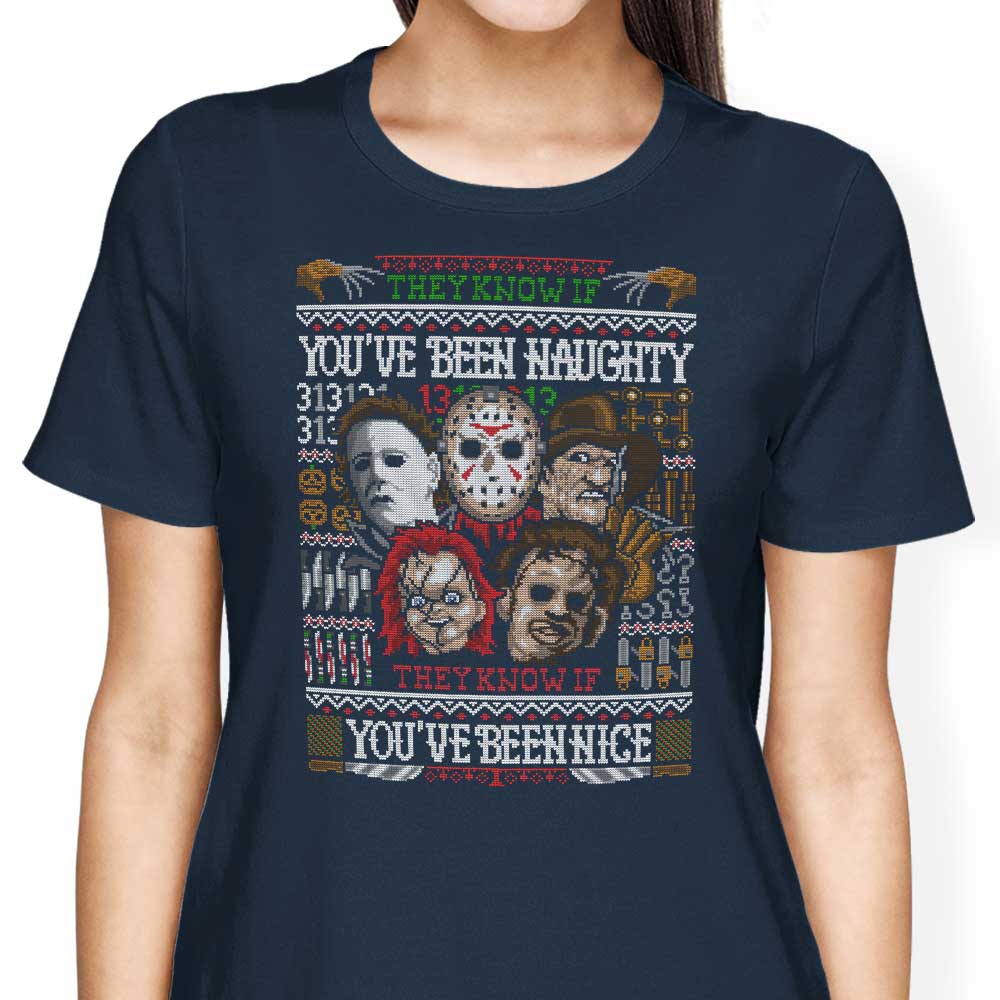 An Ugly Slasher Sweater - Women's Apparel