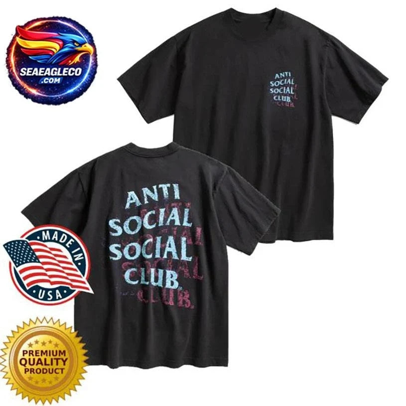 Anti Social Social Club Distressed Two Sided Shirt Unisex
