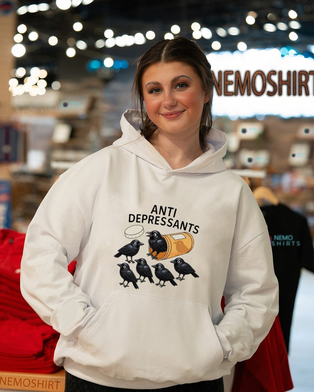 Anti depressants crow lover shirt