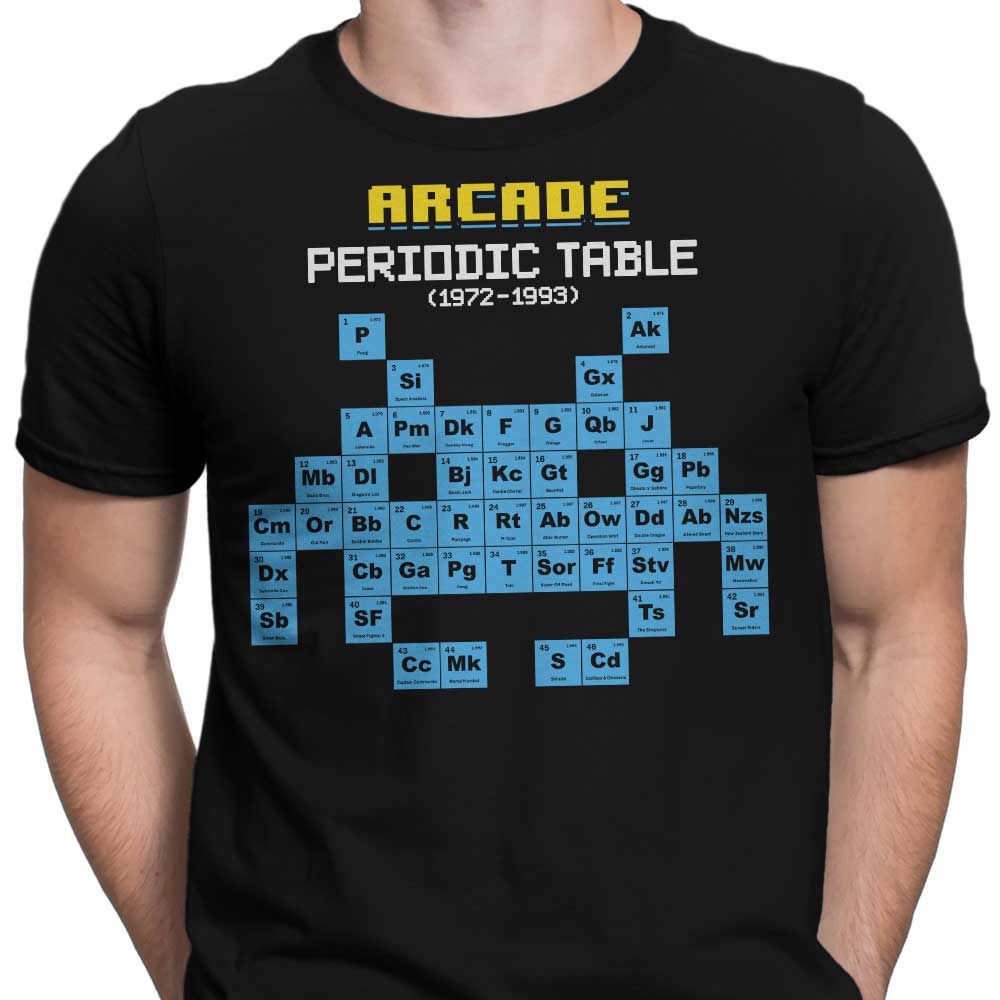 Arcade Periodic Table - Men's Apparel