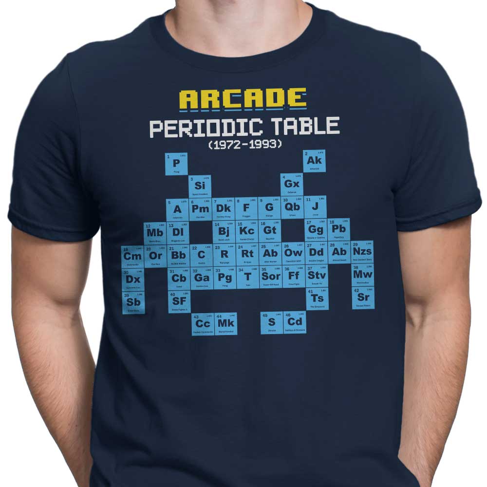 Arcade Periodic Table - Men's Apparel