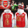 Arsenal 2026 Premier League Champions Tee Hoodie
