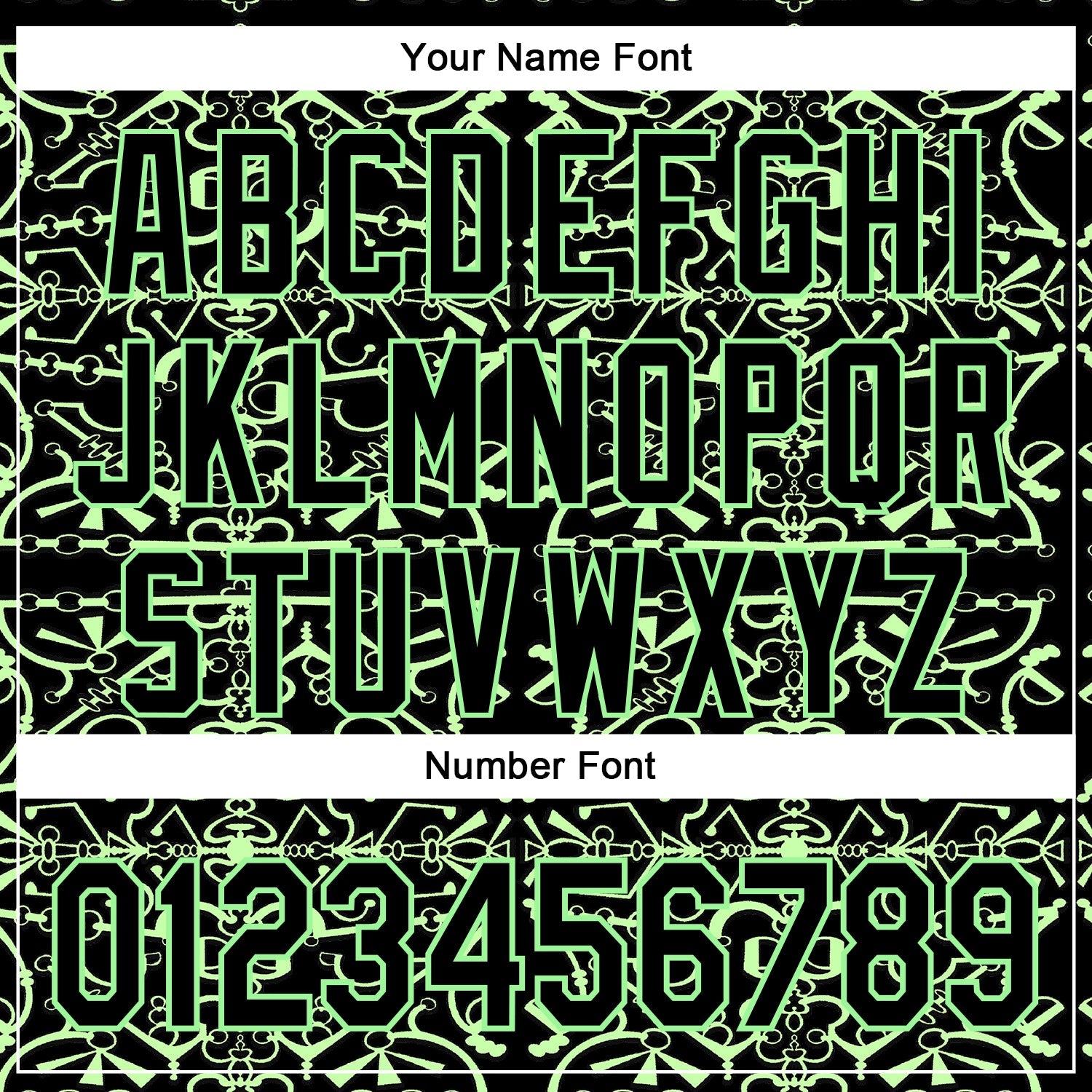 Custom Black Pea Green 3D KYLMAX HUBTUHAN Authentic Baseball Jersey