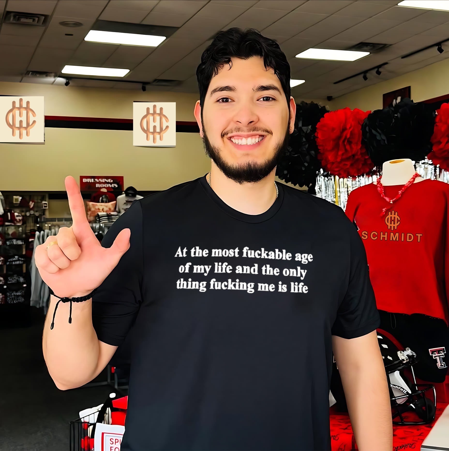 At the Most Fuckable Age of My Life and the Only Thing Fucking Me Is Life shirt