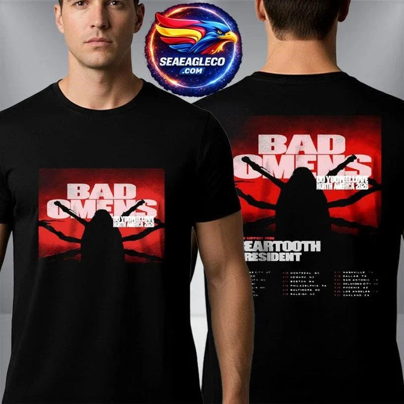 Bad Omens Do You Feel Love North America Tour 2026 Schedule Tour Dates Two Sided Shirt Unisex