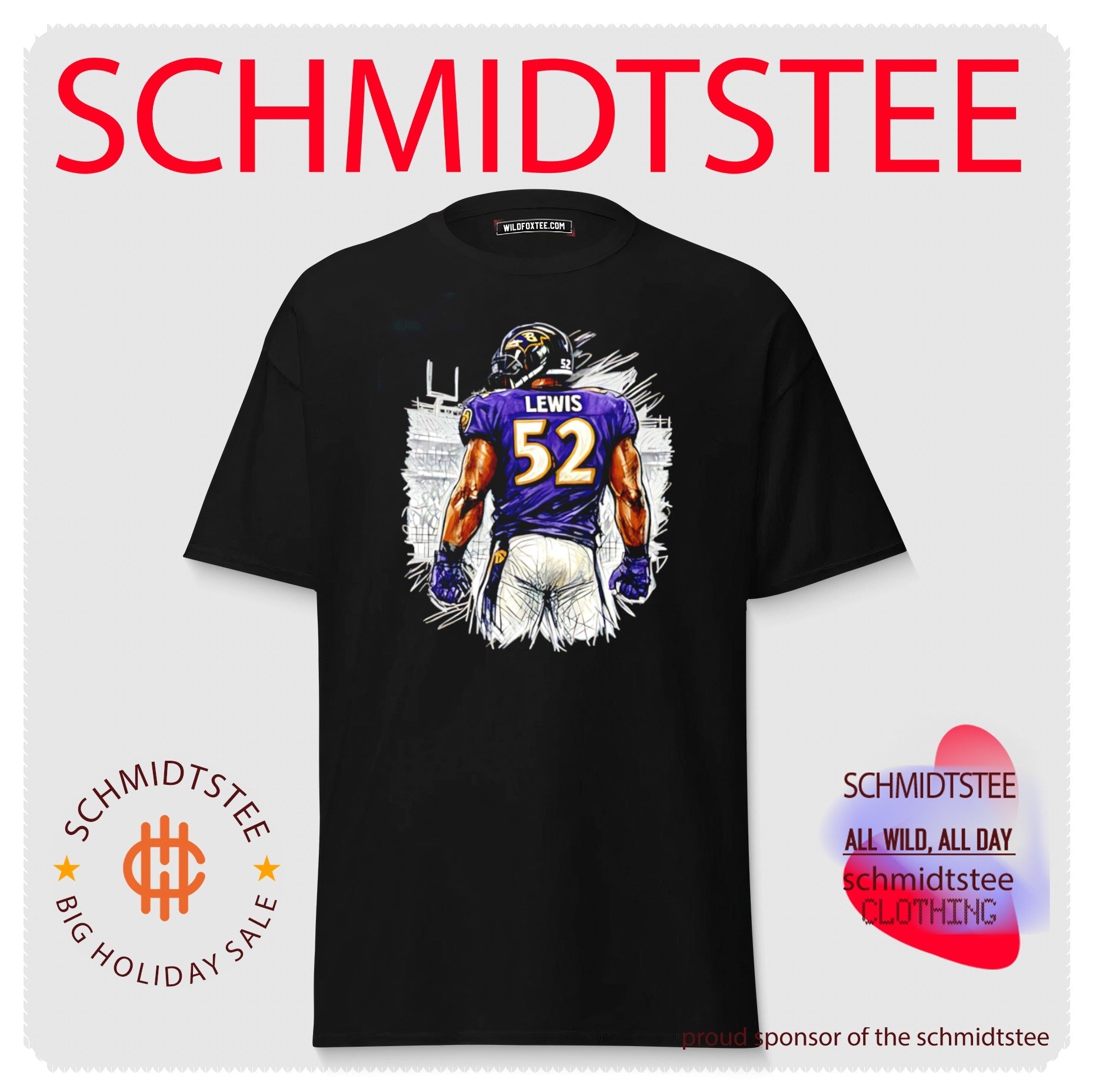 Baltimore Ravens Ray Lewis’s back vintage shirt