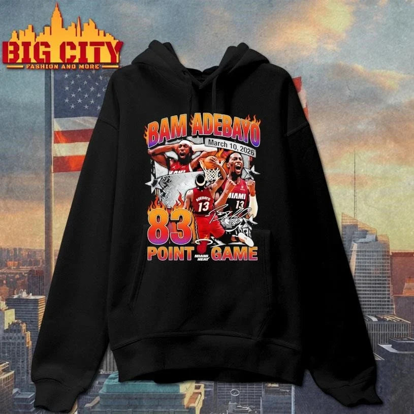 Bam Adebayo Miami Heat 83 Point Game Shirt Unisex