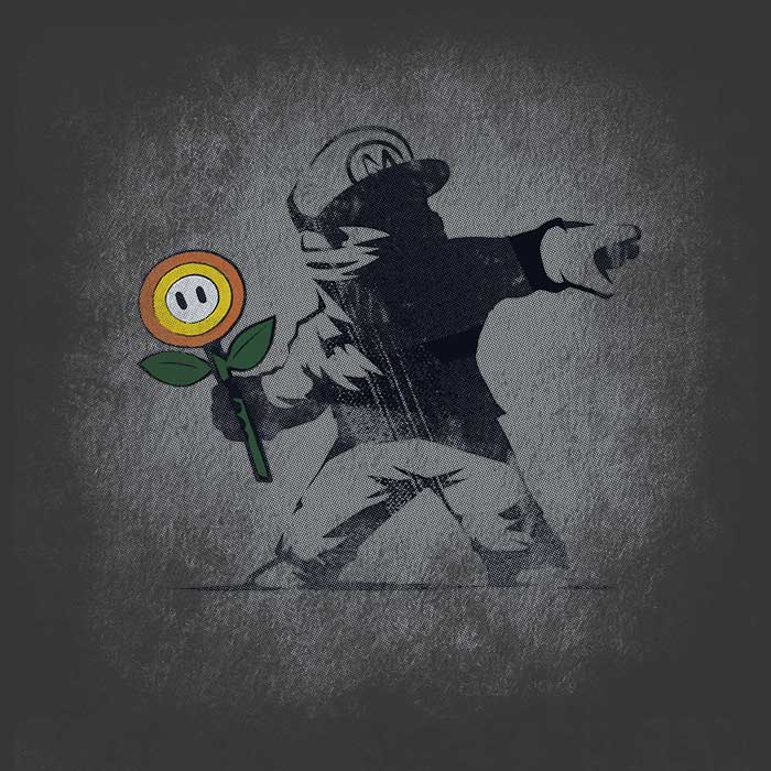 Banksy Flower