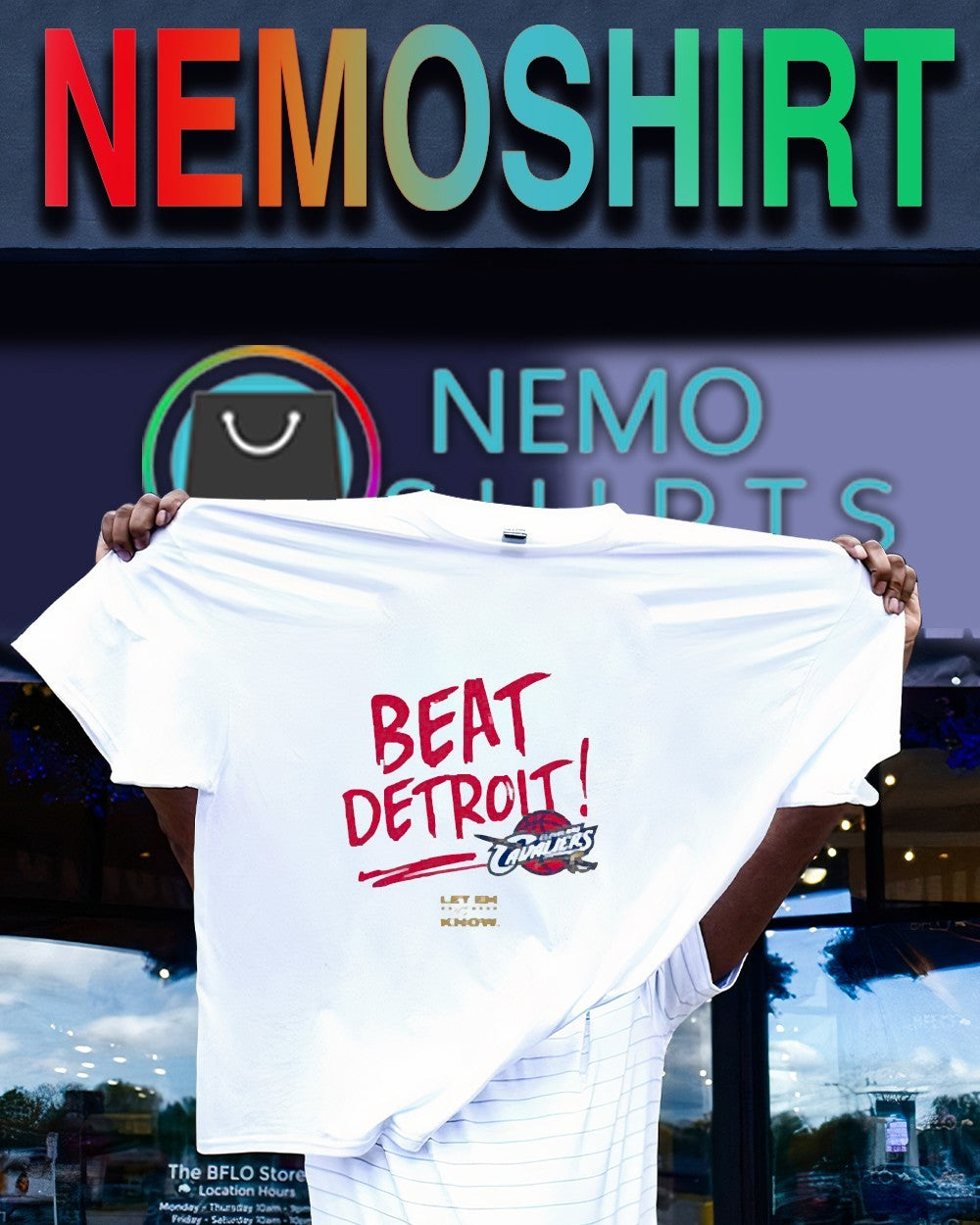 Beat Detroit Cleveland Cavaliers let em know shirt